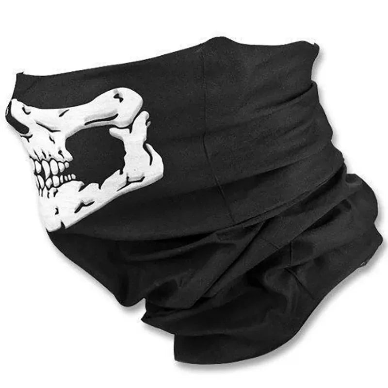 Multi-Functional Skull Face Mask Helmet Neck Gaiter for Camping & Outdoor Sports