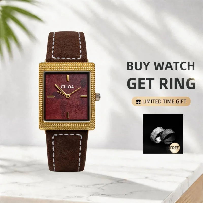 Retro Men's Square Sporty Waterproof Quartz Watch - Luxury Gift