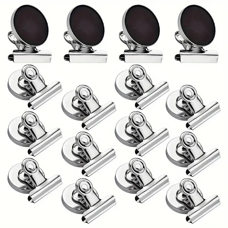 Heavy Duty Magnetic Fridge Clips 4/8 Pack for Whiteboards, Office, and Photos