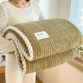 Multifunctional Warm Throw Blanket for Sofa, Bed & Travel - Thick & Cozy