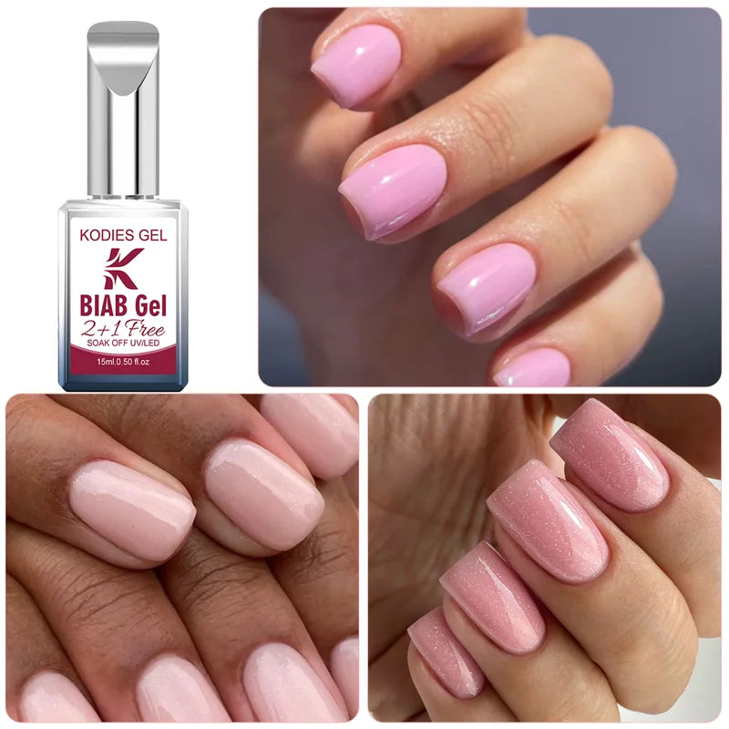 Builder Nail Gel in a Bottle - UV & LED Cure, HEMA & TPO Free, 15ml