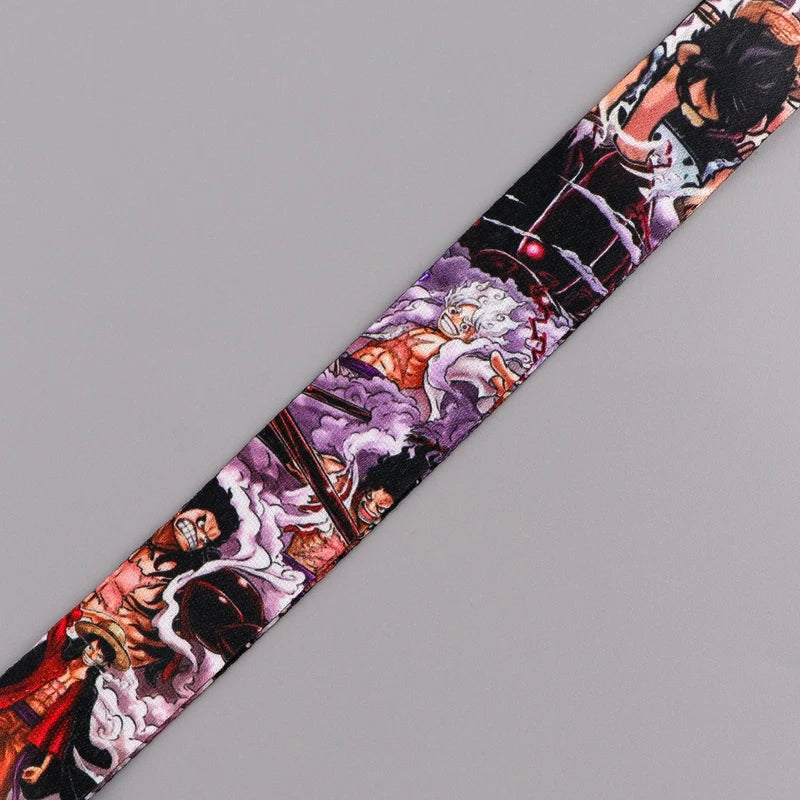 Anime Pirate Card Holder Lanyard with Neck Strap for Keys ID Phone Badge