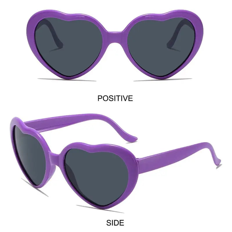 Heart Sunglasses UV400 Protection Fashion Eyewear for Women - Multiple Colors