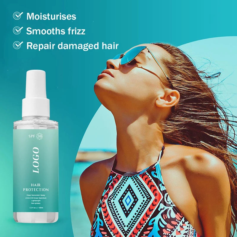 Lightweight 100ml Leave-In Hair Spray with Custom Logo - Hair Protection & Oil Control