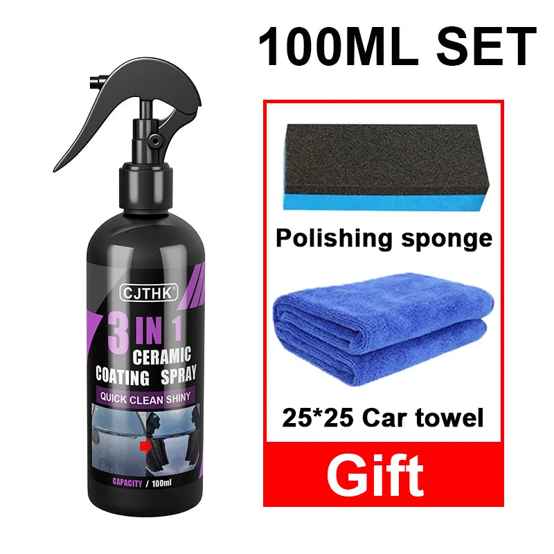 Car Ceramic Nano Coating Liquid Spray for Hydrophobic & UV Protection