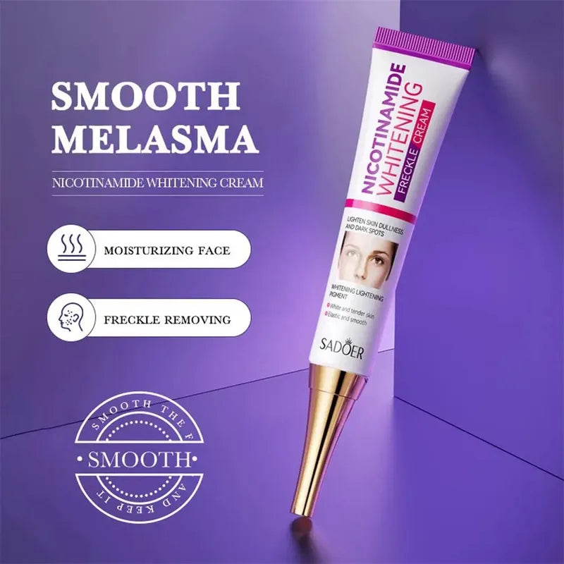 Face Brightening & Freckle Removing Cream with Niacinamide - Moisturizing Skin Care