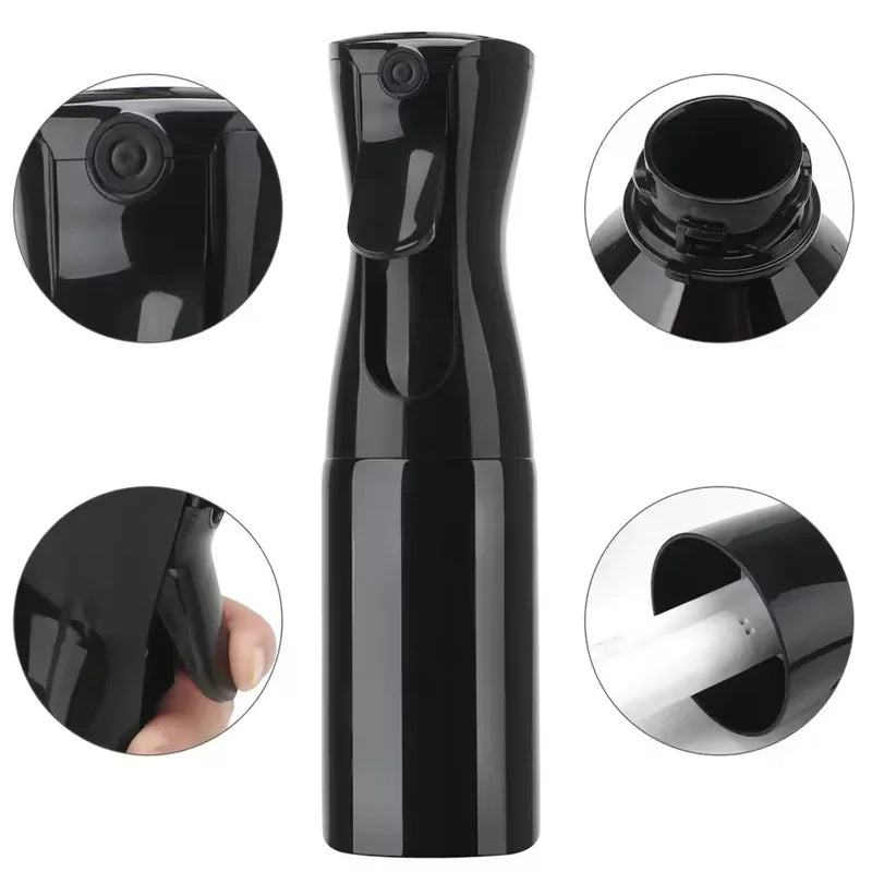 Portable Fine Mist Spray Bottle for Hairdressing & Disinfection - Continuous Atomization Bottle