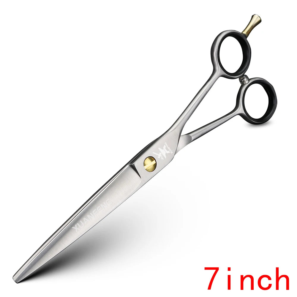 7-Inch Professional Hairdressing Scissors for Salon & Barbershop Use - Stainless Steel Shears