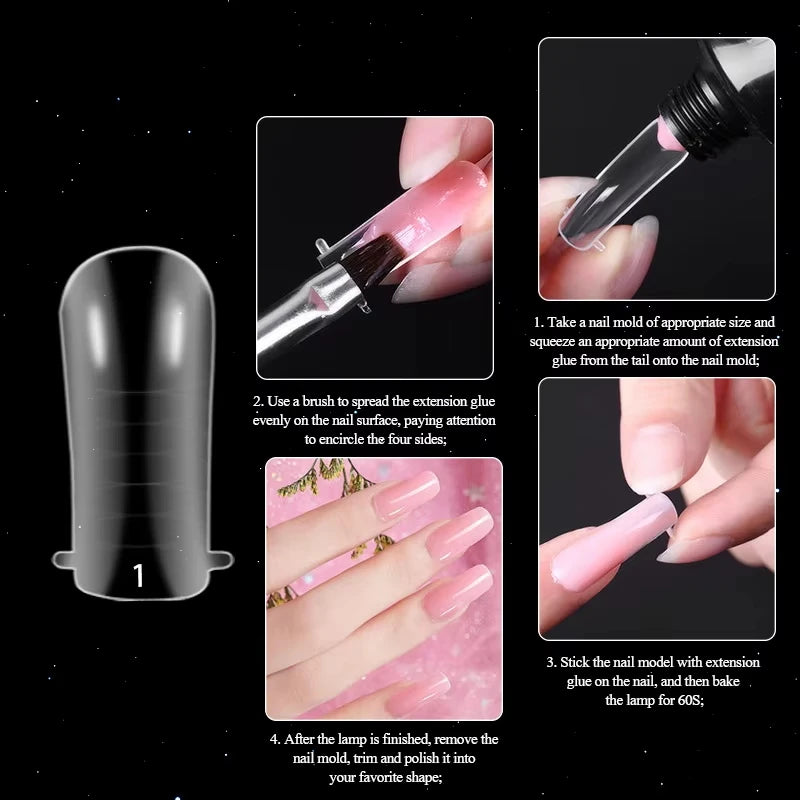 15Pcs Nail Art Liner Brush Set for UV Gel, French, Flower, Painting, Drawing