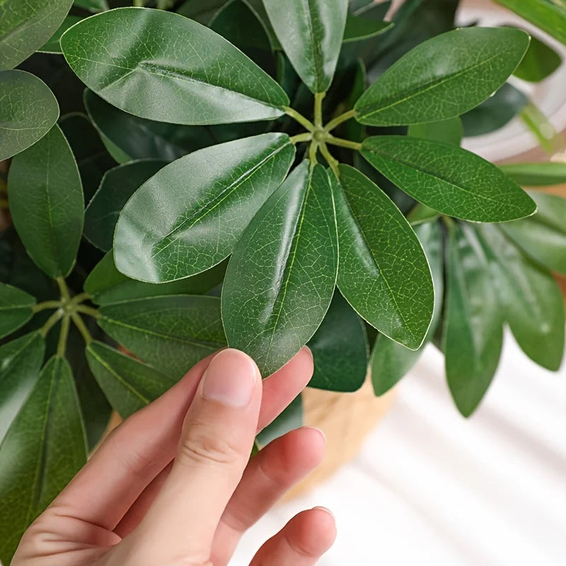 Artificial Plant with Stem - Fake Greenery for Living Room, Office & Hotel Decor