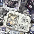 Transparent Tote Bag with Multiple Pockets & Zipper Closure - Fashion Shoulder & Messenger Bag