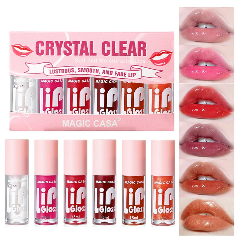 Lip Oil Set - Hydrating, Plumping, Long-Lasting Moisture, Makeup Base