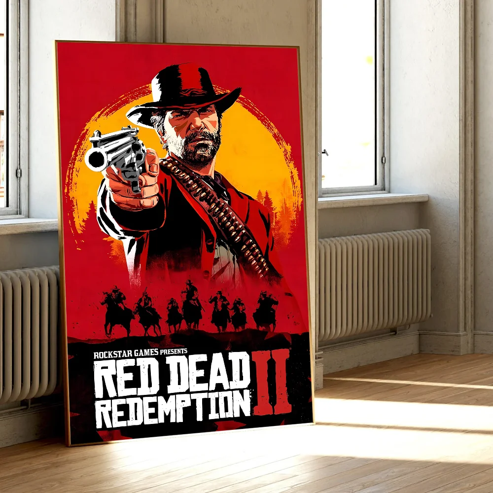 Game Poster Set Waterproof Wall Art for Living Room Bar Cafe Decoration