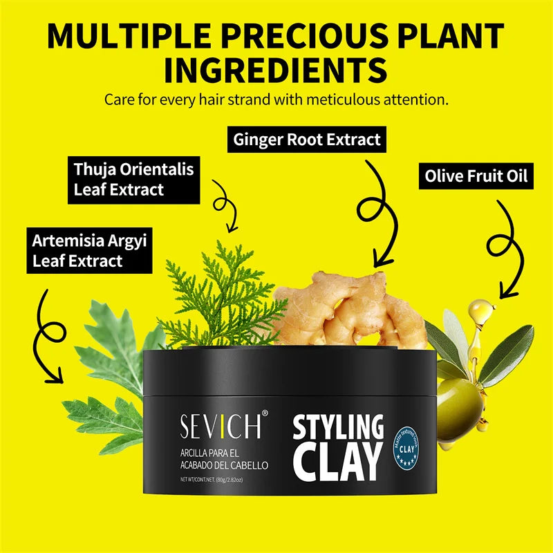 Hair Styling Wax Pomade Gel for Strong Hold & Long Lasting Hair Styling - Non-Greasy