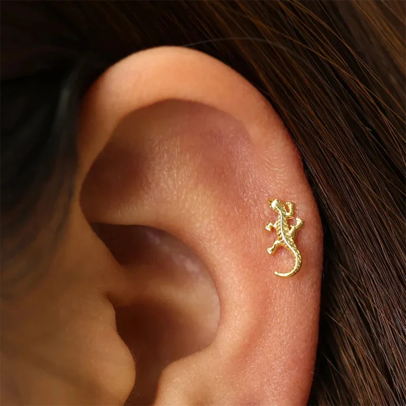 Sterling Silver 18K Gold Plated Ocean Animal Earrings Hypoallergenic Jewelry for Women