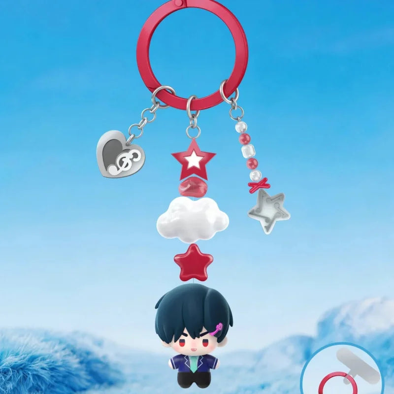 Alien Stage AAHS Series Rice Grain Chain Blind Box Keychain Anime Pendant with Phone Strap