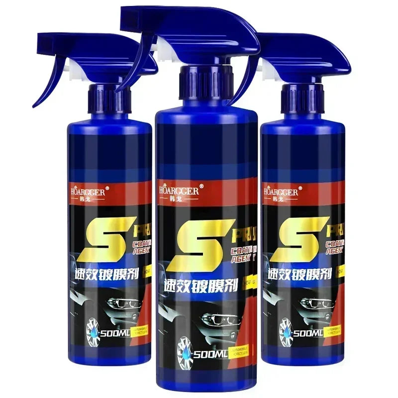 500ml 3-in-1 Car Ceramic Coating Spray Hydrophobic Wax Polish Repair