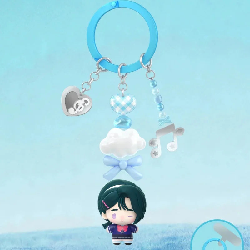 Alien Stage AAHS Series Rice Grain Chain Blind Box Keychain Anime Pendant with Phone Strap