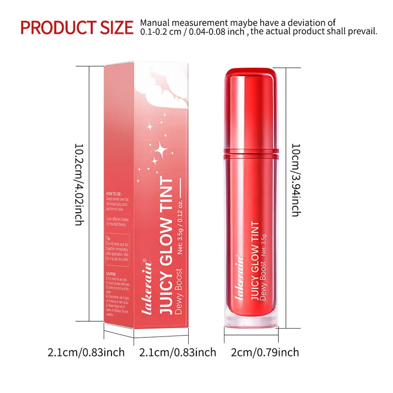 Juice Mirror Lip Gloss - Long-Wear Hydrating Lip Oil with Luminous Glow