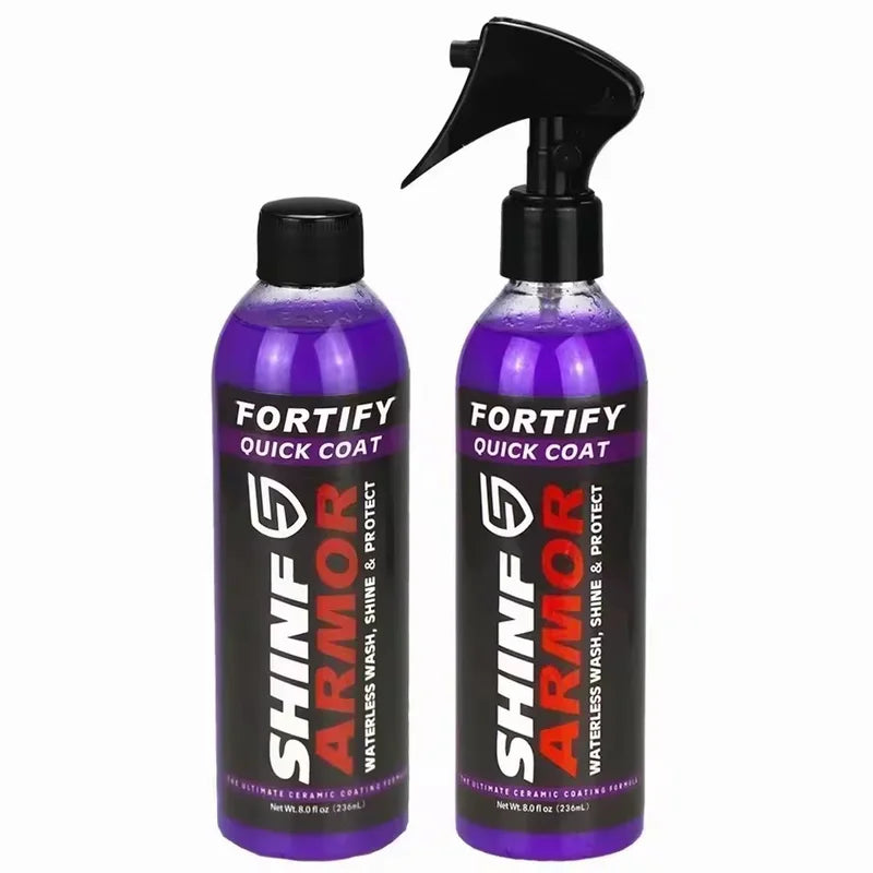 Ceramic Coating Car Wax Spray Waterless Wash & Hydrophobic Top Coat