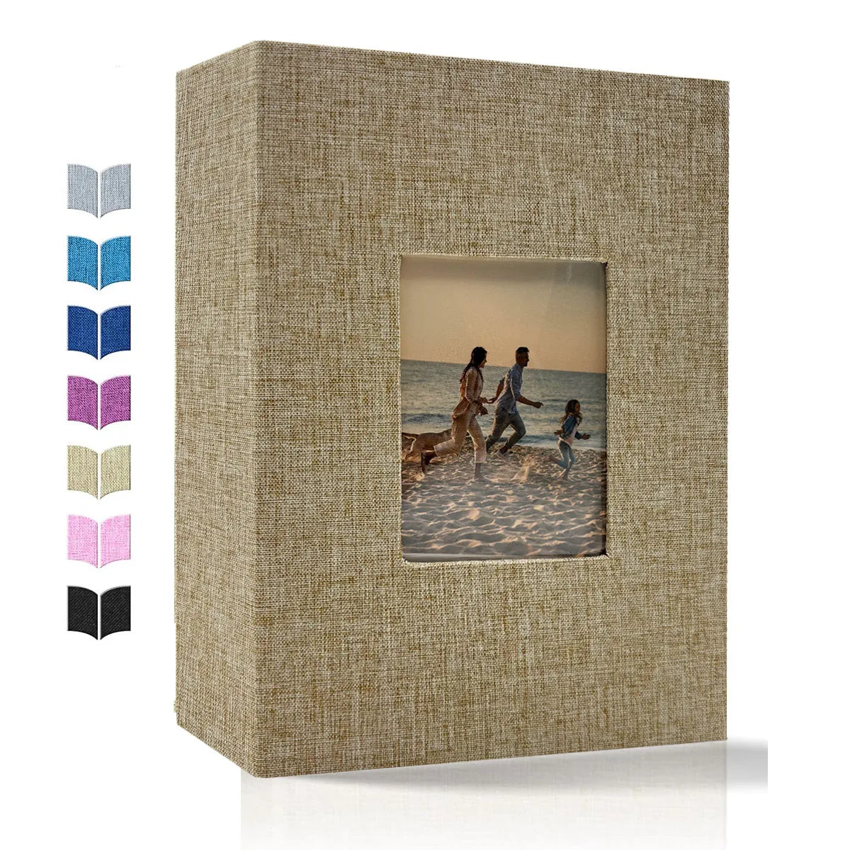 Linen Photo Album 4x6 with 600 Pockets Horizontal & Vertical Storage