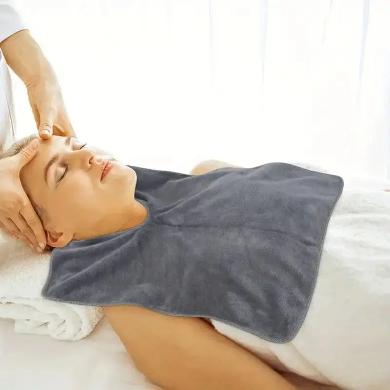 Spa Grade U-Shaped Face Towel for Skincare & Massage - Soft Beauty Towel