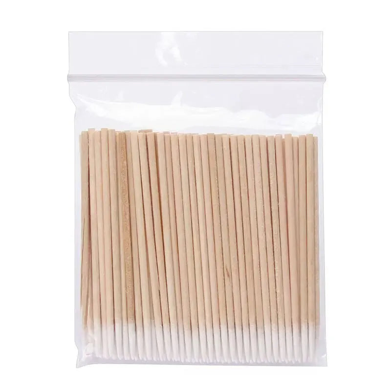 Micro Cotton Swabs for Eyelash Extension & Makeup Cleaning - 1000/200/100pcs