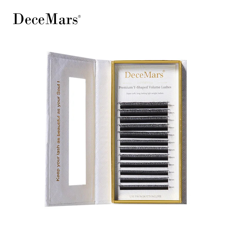Eyelash Extension Kit 6mm-18mm Length False Lashes with Curl & Color Options