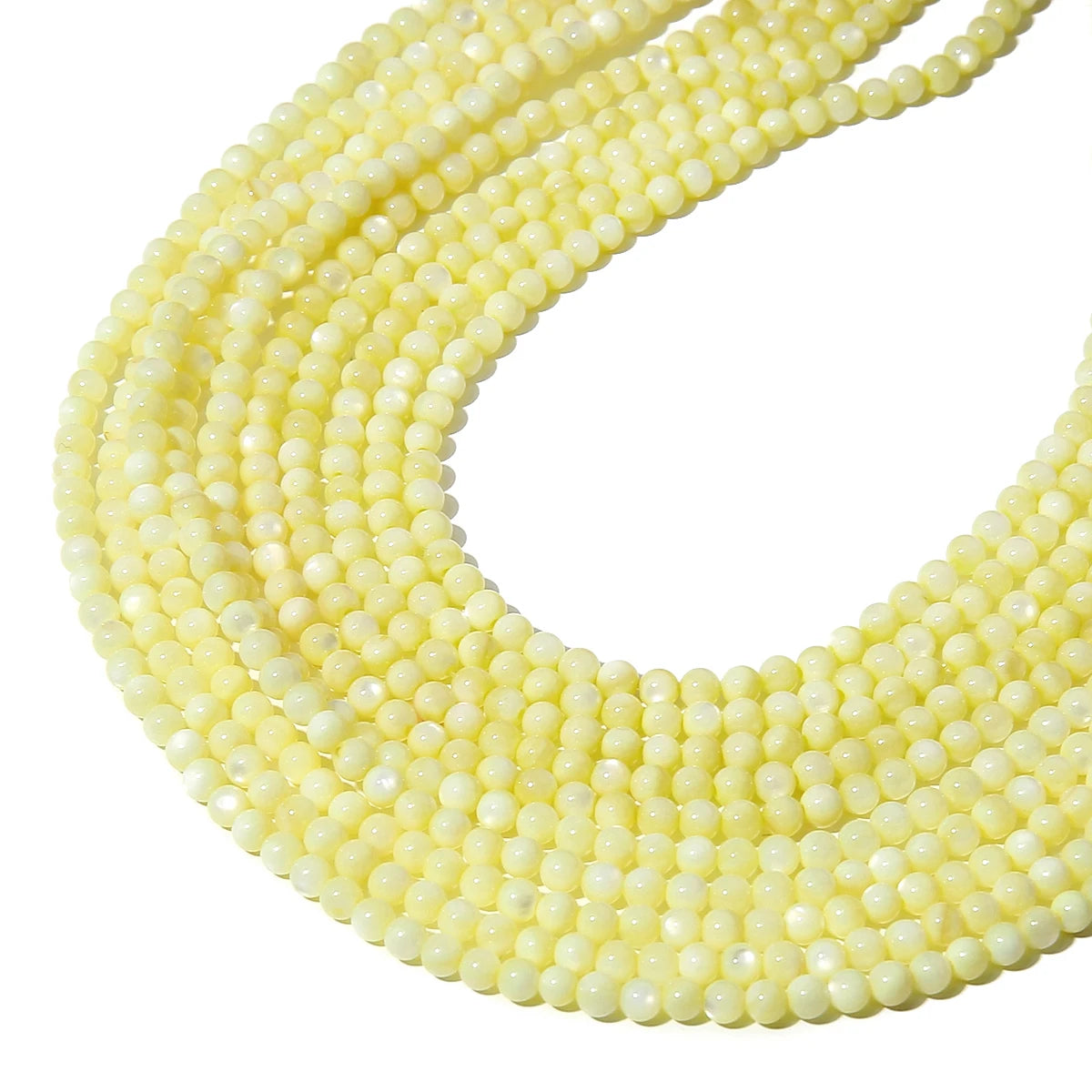 Natural Freshwater Shell Beads - Handmade DIY Jewelry Supplies 125pcs