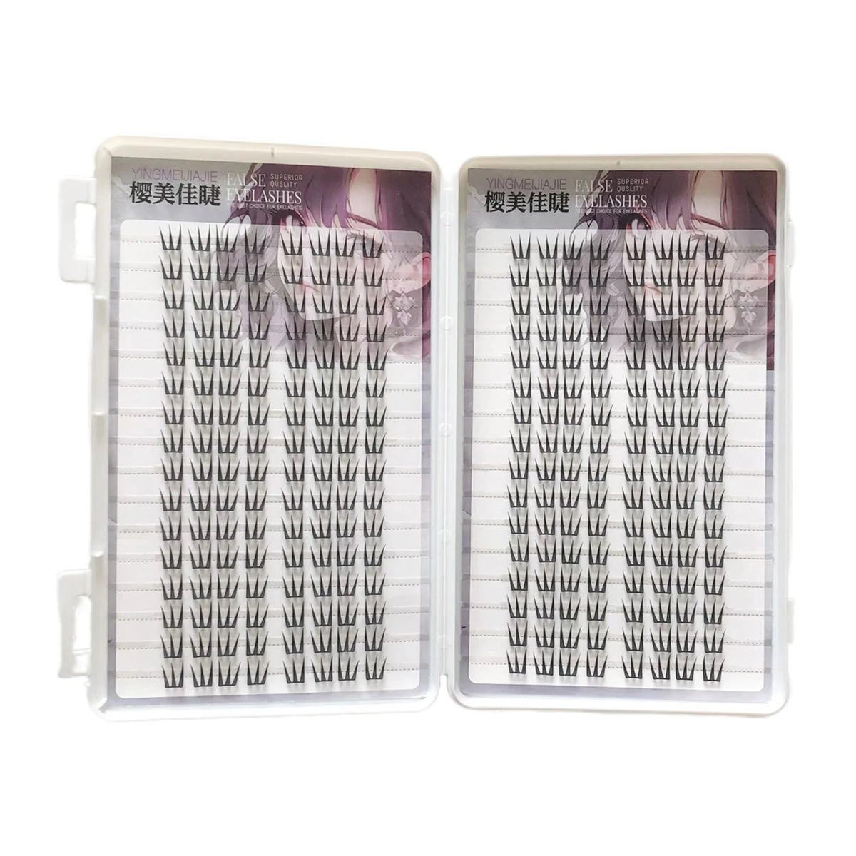 False Eyelash Clusters Natural Lightweight Makeup Eyelash Extensions