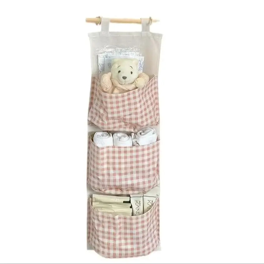 Multi-Functional Wall-Mounted Storage Bag Rack for Bedroom & Home Organization