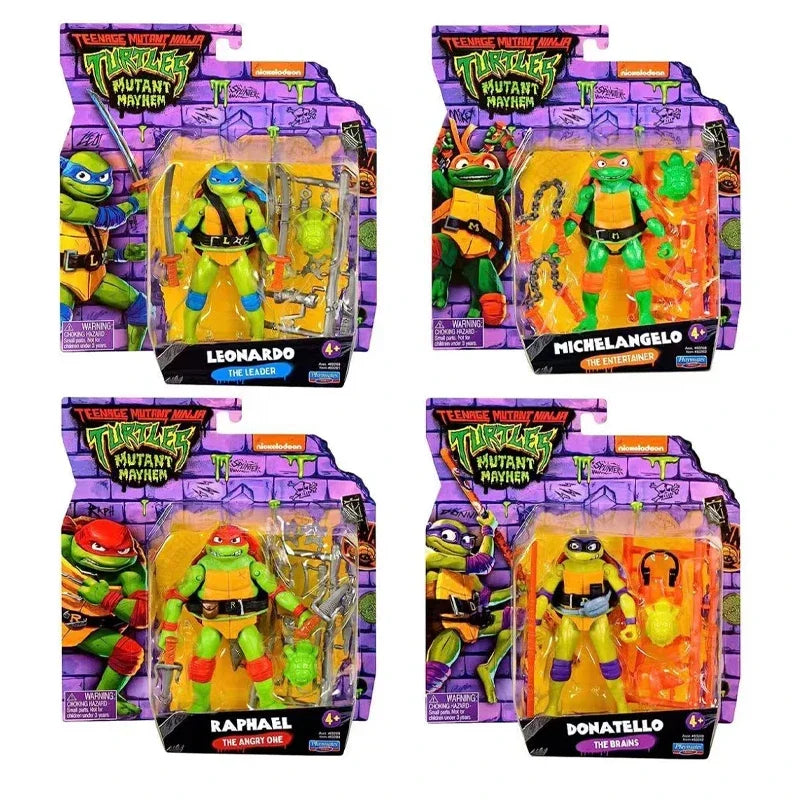 Teenage Mutant Ninja Turtles Action Figures Set - Collectible Toy Figures for Kids