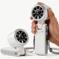 USB Rechargeable Portable Handheld Fan with Long Battery Life 3-in-1 Personal Cooling