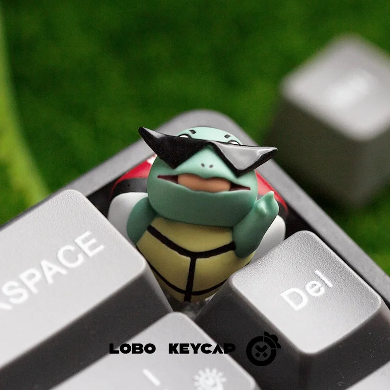 Cute Cartoon Squirtle Psyduck Keycap Set for Mechanical Keyboard - Multiple Colors