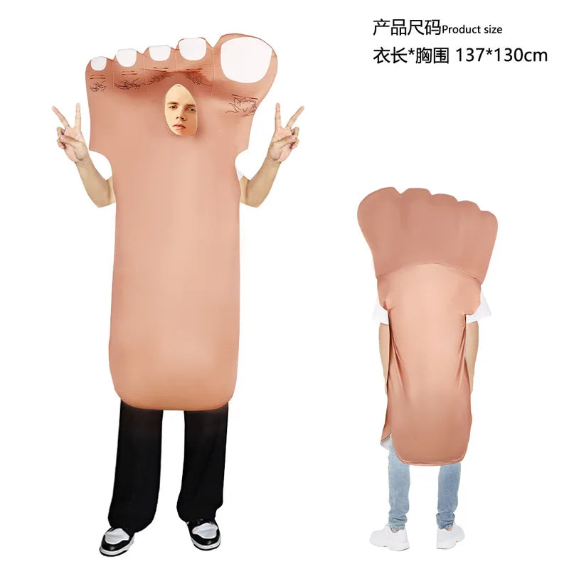 Halloween Costume Cosplay Hand Foot Outfits for Couples and Friends - Funny Dress Up Idea for Stage & Party