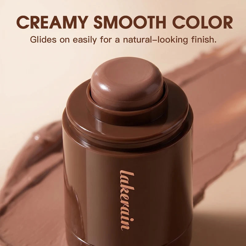 Bronze Contour Stick for Natural Sun-Kissed Makeup - Hydrating & Blending