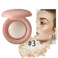 Long-lasting Waterproof Highlighter Palette with Natural Gloss & Shimmer - Multiple Colors