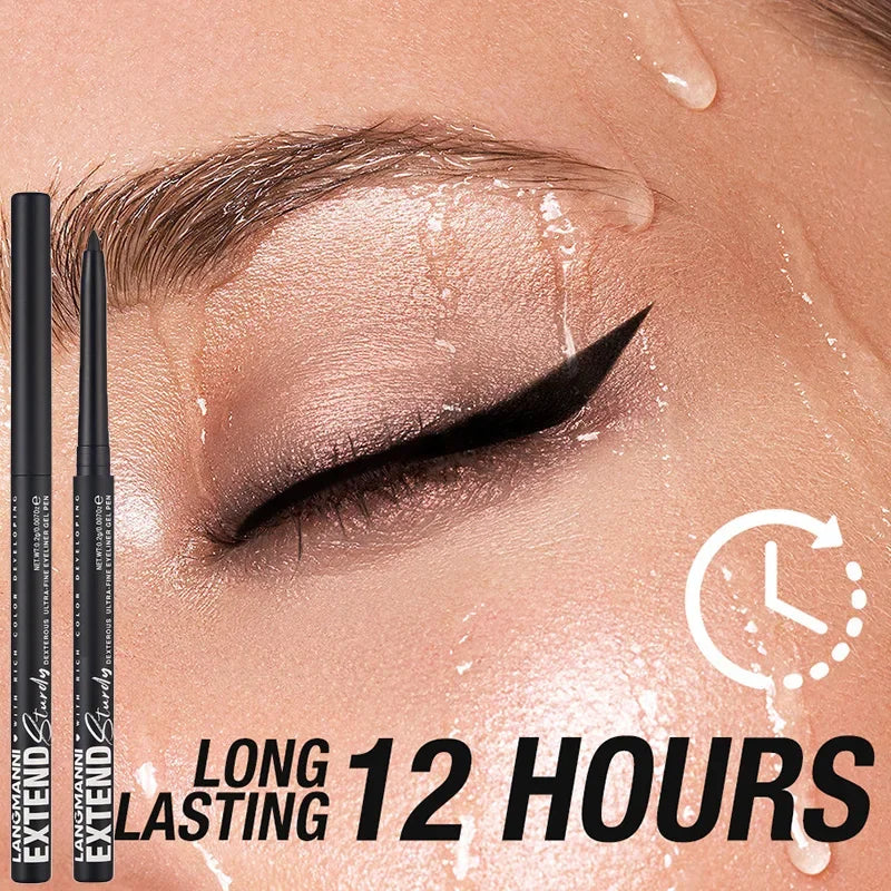 Waterproof 2-in-1 Eye Liner & Shadow Pencil Set - Lasting, Rotating, Matte Finish