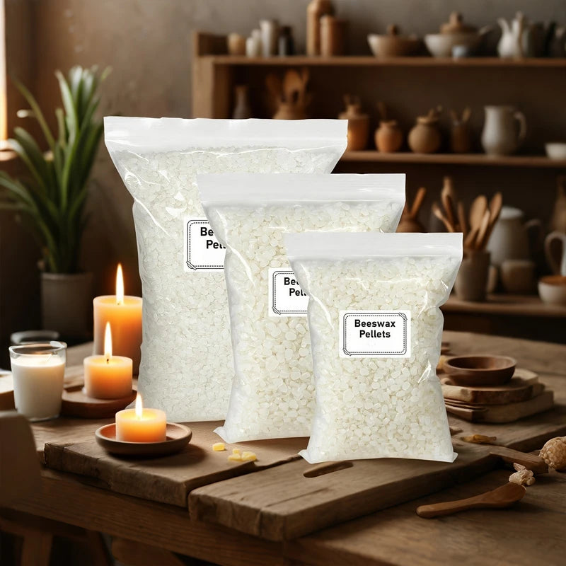 Beeswax for Candle Making - Natural DIY Candle & Craft Wax, 200g/500g/1000g