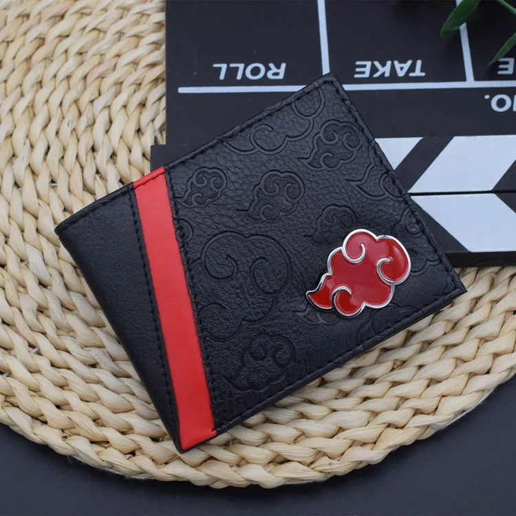 Naruto Sasuke Akatsuki Cloud Cartoon Wallet Card Holder Passport Cover - Men's Gift