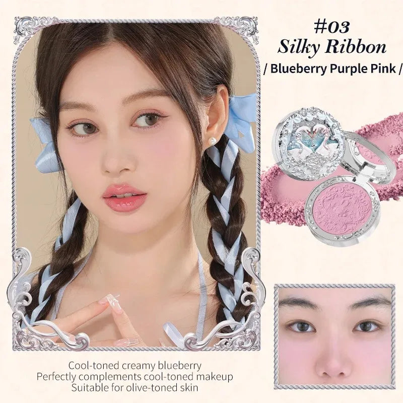 All-in-One Makeup Set Gift Box with Glitter Eyeshadow Palette Blush Lip Gloss & Bag