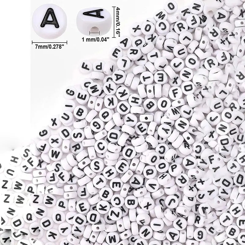 700pcs Colorful Acrylic Letter Beads for Jewelry Making DIY Friendship Bracelets