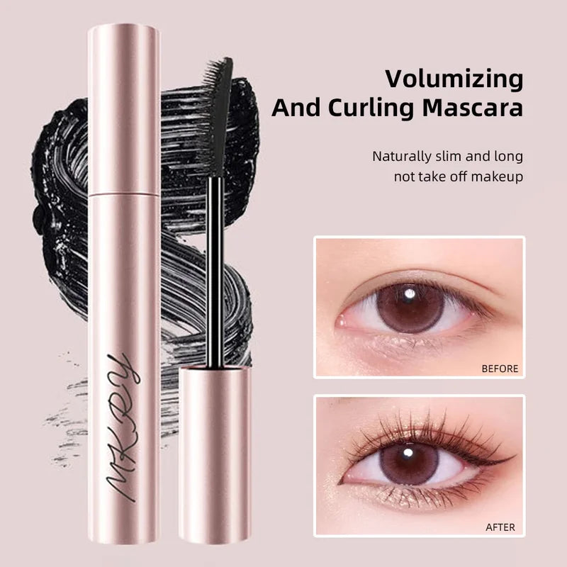 Waterproof Long Lasting Silky Lash Mascara - Black Eyelash Extension Makeup