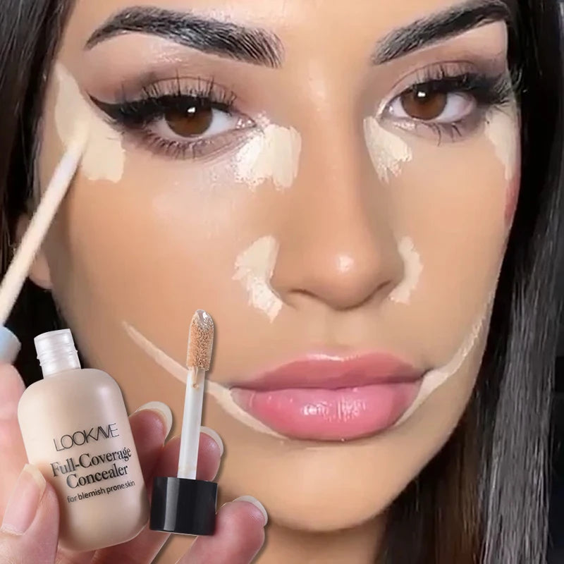 Liquid Concealer for Spot & Dark Circle Coverage - Waterproof & Lightweight