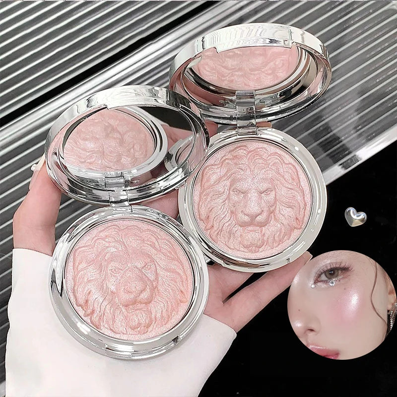 Colorful Face Highlighter Palette Natural Glow Waterproof Glitter Makeup Set