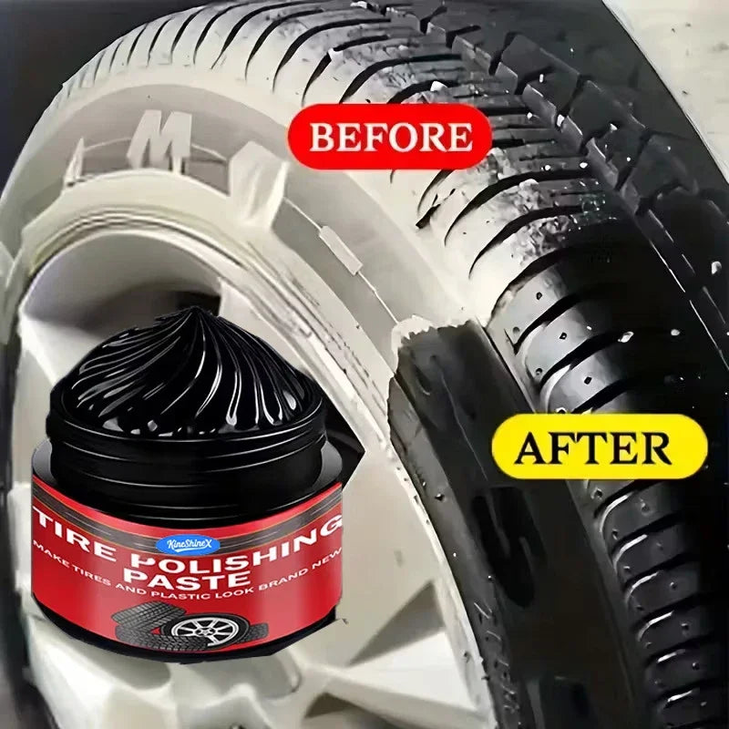 Car Tire Polish Wax Coating for Glossy Long-Lasting Tire Shine