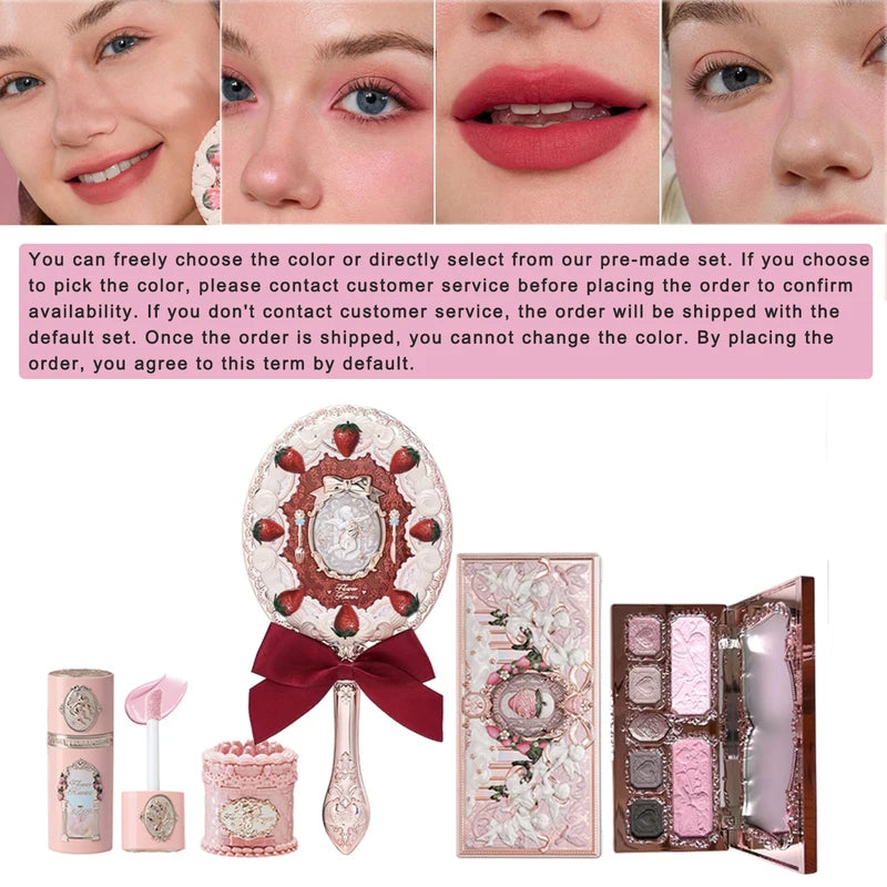 Velvet Matte Lip Cream & Lip Blush Set - Long Lasting, Lightweight Makeup