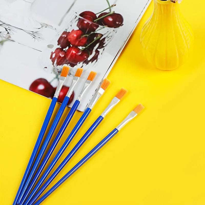 100pcs Nylon Paintbrush Set for Graffiti Art and Line Drawing