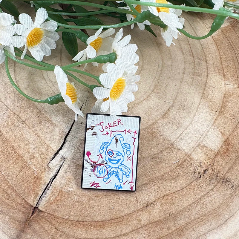 Joker Enamel Lapel Pin Brooch Game Badge Creative Collector's Gift