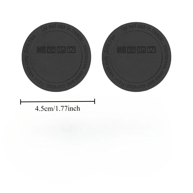 Silicone Anti Slip Cup Pad Water Bottle Coaster Protective Cover